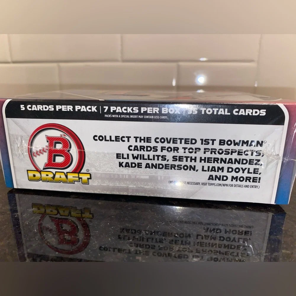 🏟️2025 Topps - Bowman MLB Draft Baseball Trading Card Mega Box⚾️ - Picture 11 of 15